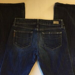Paige Laurel Canyon Bootcut Dark Denim Jeans Size 27